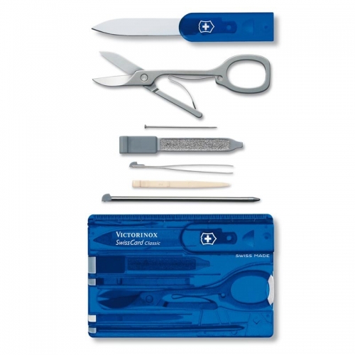 Victorinox Swiss Army Swiss Card Sapphire Blistered 0.7122.T2B1