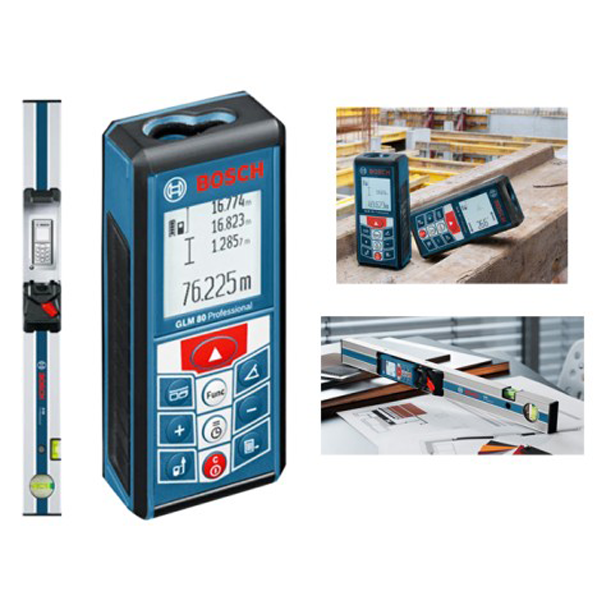Télémètre laser GLM 80 Professional + Rail R 60 - Bosch