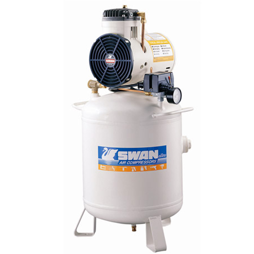 Swan Oil Less Air Compressor 1.5HP 7Bar 77L/min 37kg DR11550L