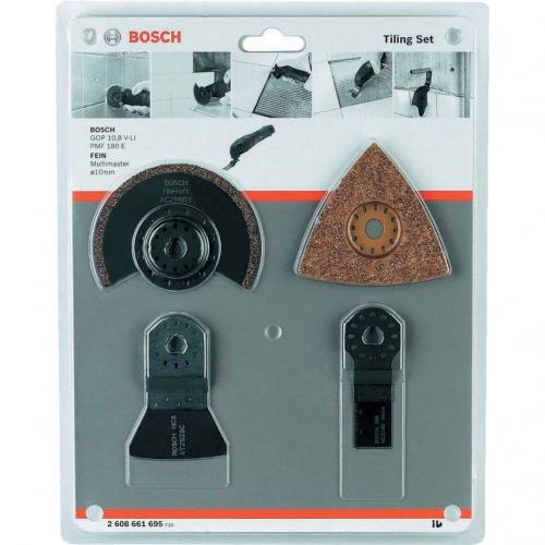 Bosch Accessories 4 Pcs (Expert For Tile) Universal Set For Multi-Tools