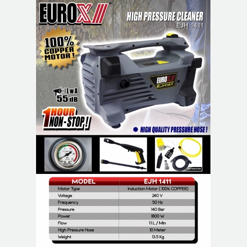 EURO X EJH 1411 (FINAL) High Pressure Cleaner