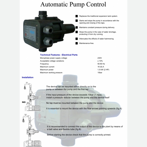 automatic pump control