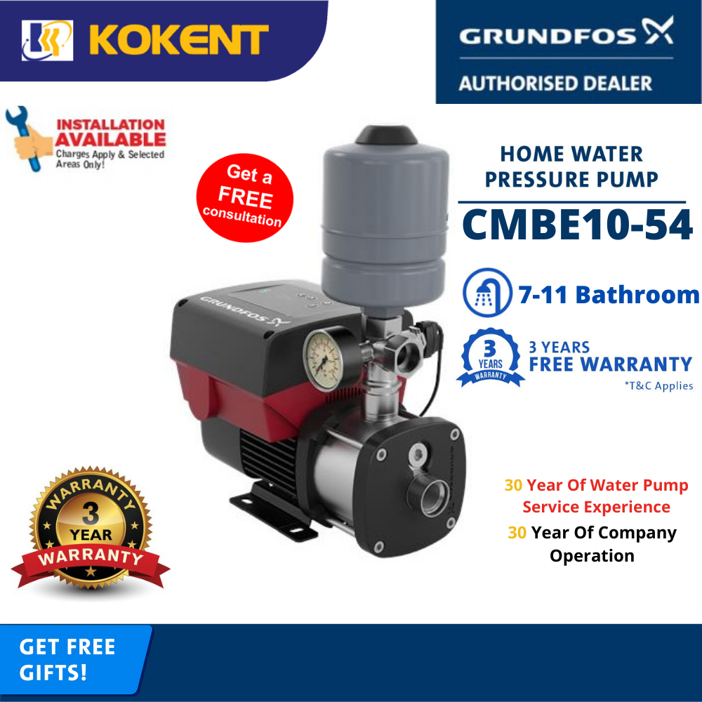 grundfos booster water pump