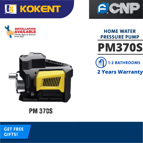 CNP Inverter Water Booster Pump PM370S (0.5HP) pam air, water pump, home pump