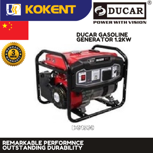 Ducar Gasoline Generator 1.2KW  DG1500