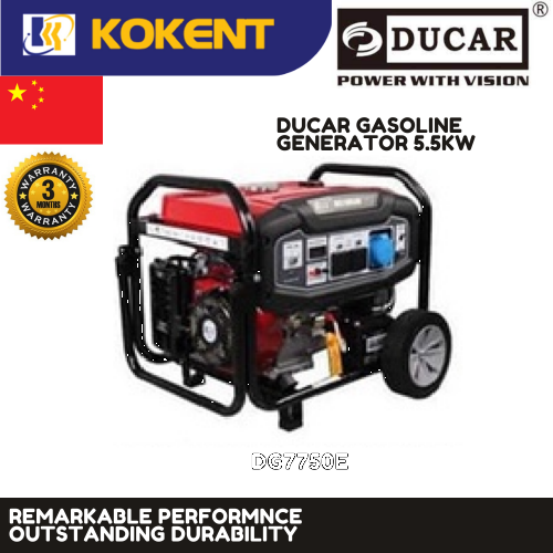 Ducar Gasoline Generator 5.5KW DG7750E