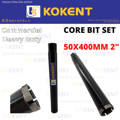 KOKENT COMMERCIAL USE DIAMOND CORE DRILL BIT 50X400MM 2