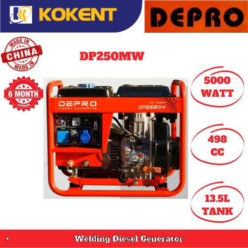 Depro Air Cooled Diesel Welder Generator DP250MW