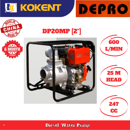 Depro Air Cooled Diesel Water Pump DP20MP