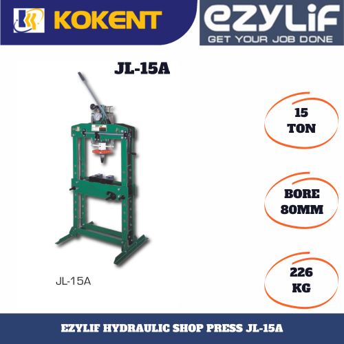 EAZYLIF HYDRAULIC SHOP PRESS JL-15A