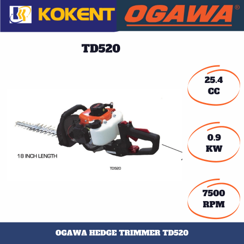 OGAWA HEDGE TRIMMER TD520