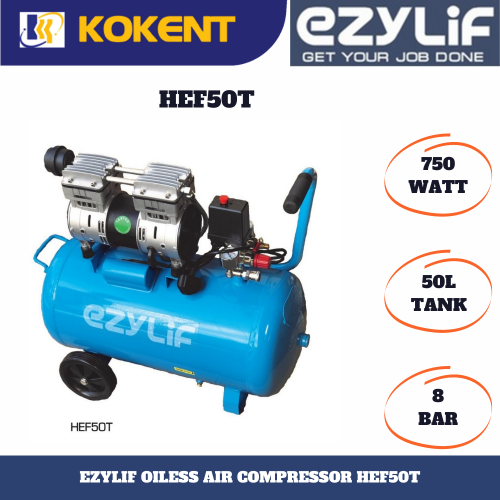 EZYLIF OILESS AIR COMPRESSOR HEF50T