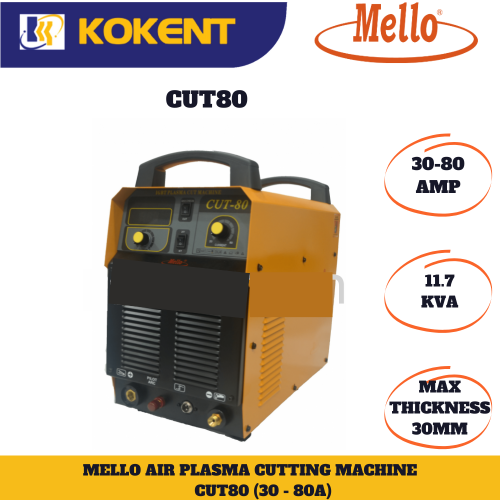 MELLO CUT80(IGBT) 3 PHASE INVERTER AIR PLASMA CUTTING MACHINE