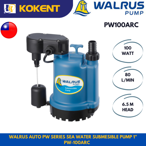 WALRUS AUTO PW SERIES SEA WATER SUBMESIBLE PUMP 1