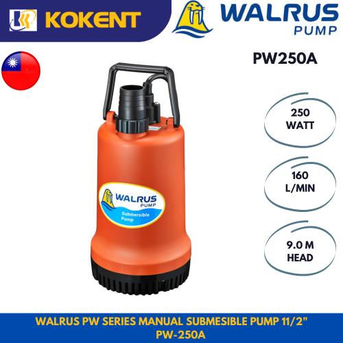 WALRUS PW SERIES MANUAL SUBMESIBLE PUMP 11/2