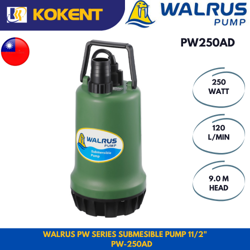WALRUS PW SERIES SUBMESIBLE PUMP 11/2