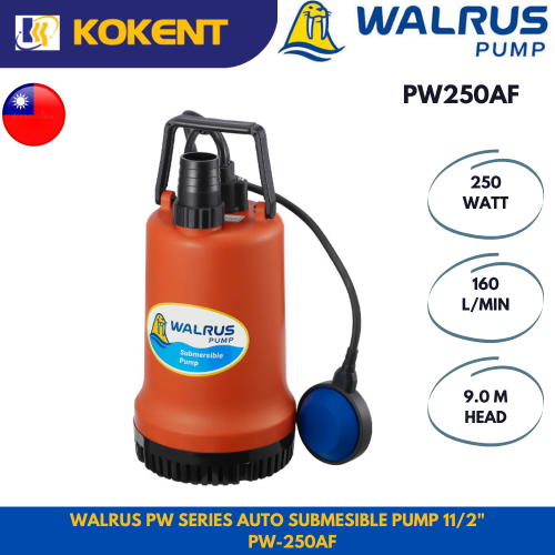 WALRUS PW SERIES AUTO SUBMESIBLE PUMP 11/2