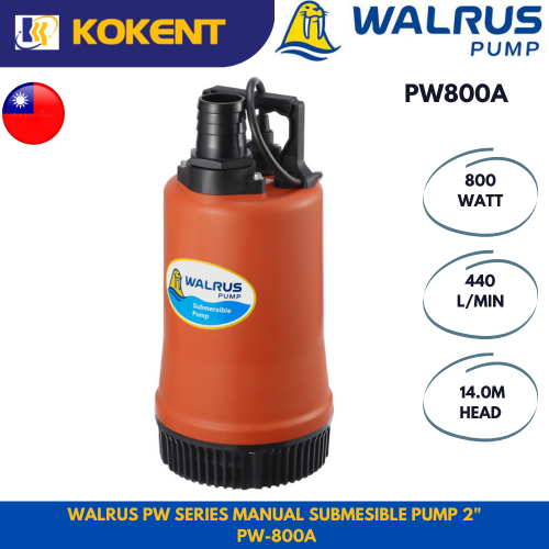 WALRUS PW SERIES MANUAL SUBMESIBLE PUMP 2