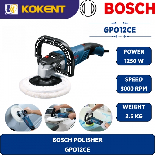 BOSCH HEAVY DUTY POLISHER GPO12CE (1250W,7