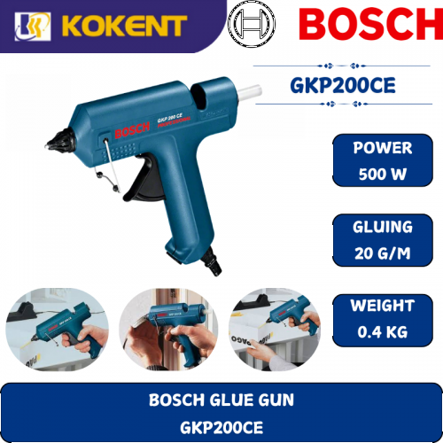 BOSCH HEAVY DUTY GLUE GUN GKP200CE (500W,30G/MIN,0.4KG)