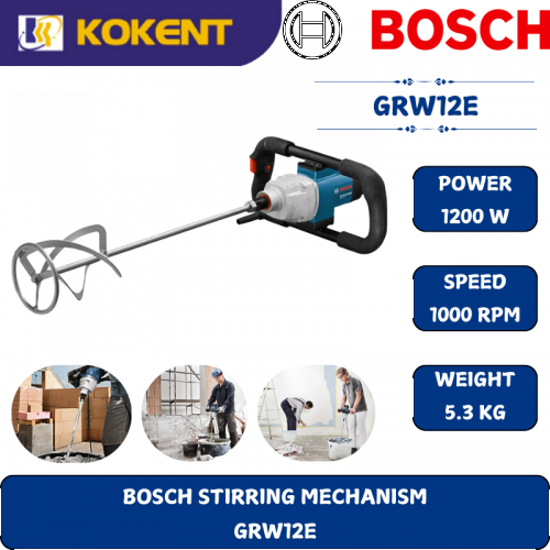 BOSCH HEAVY DUTY STIRRER/MIXER GRW12E (1200W,M14,1000RPM,5.3KG)