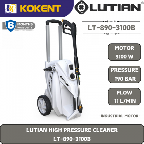 LUTIAN HIGH PRESSURE CLEANER LT-890-3100B [INDUSTRY TYPE] [3100W,190BAR,11 L/MIN,40.5KG]