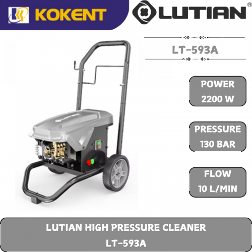 LUTIAN HIGH PRESSURE CLEANER LT-593A [INDUSTRY TYPE] [2200W,130BAR,10L/MIN,28KG]