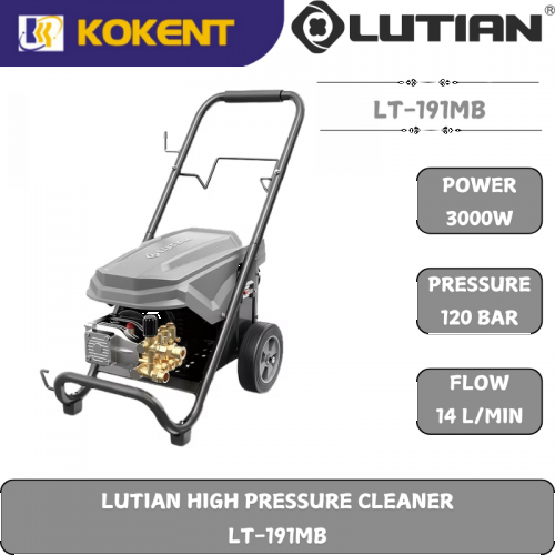 LUTIAN HIGH PRESSURE CLEANER LT-191MB [INDUSTRY TYPE] [3000W,120BAR,14 L/MIN,56KG]