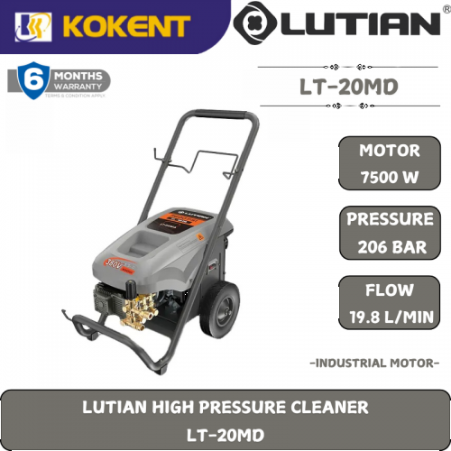 LUTIAN HIGH PRESSURE CLEANER LT-20MD [INDUSTRY TYPE] [7500W,206BAR,19.8 L/MIN,89KG]