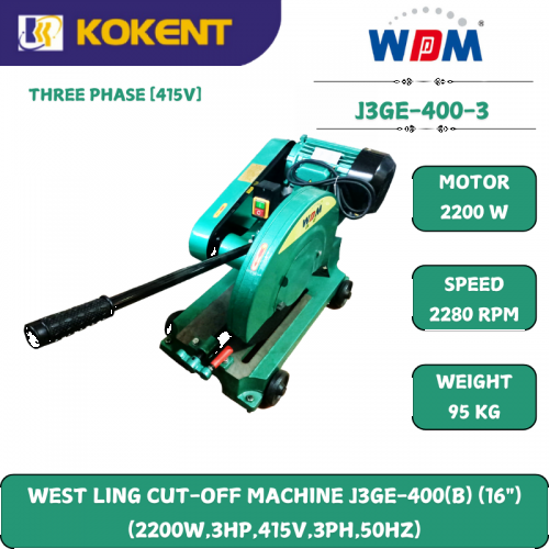 WEST LING CUT-OFF MACHINE J3GE-400-3 (16