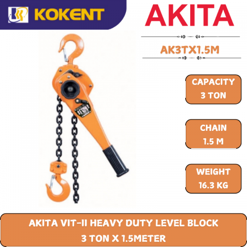 AKITA VIT-II HEAVY DUTY LEVEL BLOCK  3 TON X 1.5METER