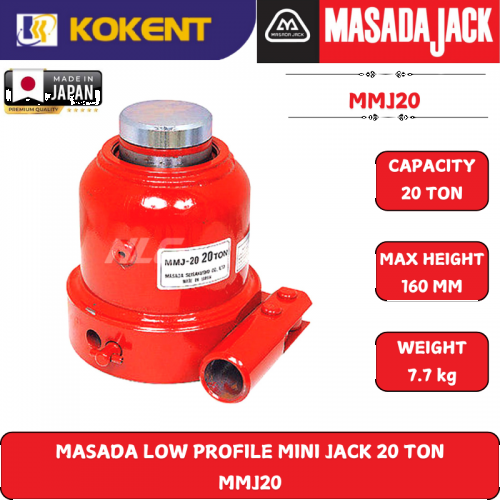 MASADA LOW PROFILE MINI JACK 20 TON  MMJ20