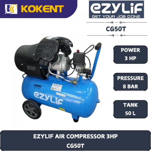 EZYLIF AIR COMPRESSOR 3HP HP50