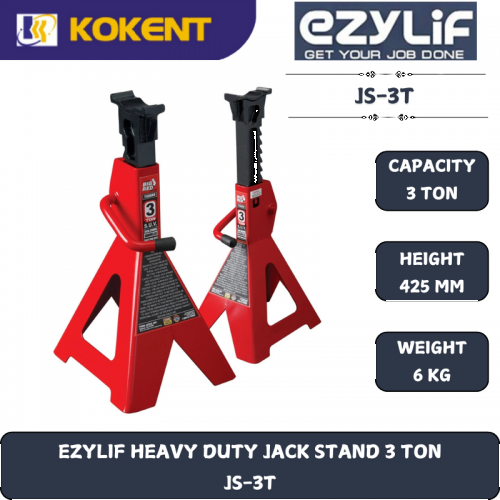 EZYLIF HEAVY DUTY JACK STAND 3 TON  JS-3T