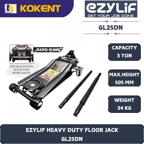 EZYLIF HEAVY DUTY FLOOR JACK  GL25DN