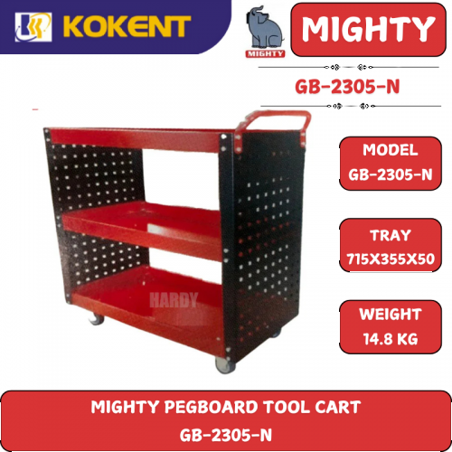 MIGHTY PEGBOARD TOOL CART  GB-2305-N