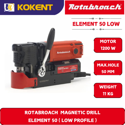 ROTABROACH  MAGNETIC DRILL  ELEMENT 50 ( LOW PROFILE )