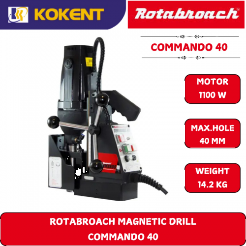 ROTABROACH MAGNETIC DRILL  COMMANDO 40