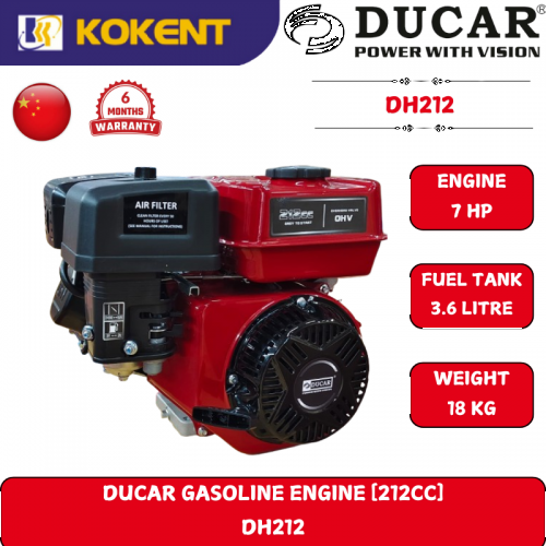 DUCAR GASOLINE ENGINE [212CC] DH212 7HP