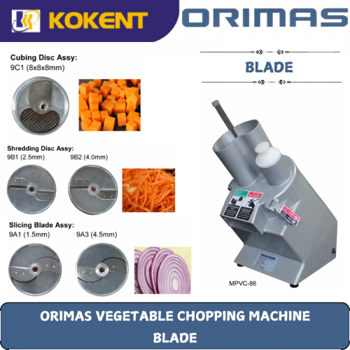 ORIMAS VEGETABLE CHOPPING MACHINE  MPVC-86