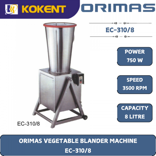 ORIMAS VEGETABLE BLANDER MACHINE  EC-310/8