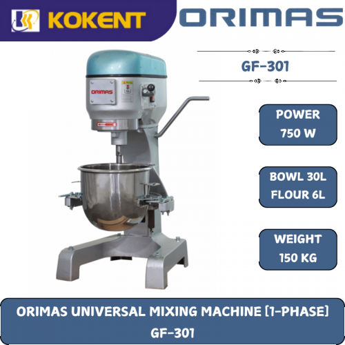 ORIMAS UNIVERSAL MIXING MACHINE [1-PHASE]  GF-301