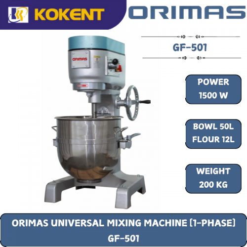 ORIMAS UNIVERSAL MIXING MACHINE [1-PHASE]  GF-501