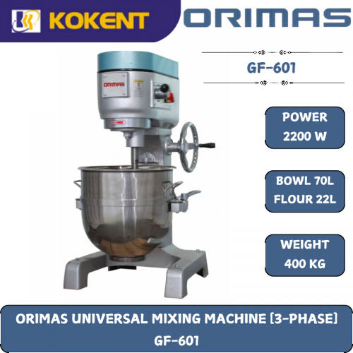 ORIMAS UNIVERSAL MIXING MACHINE [3-PHASE]  GF-601