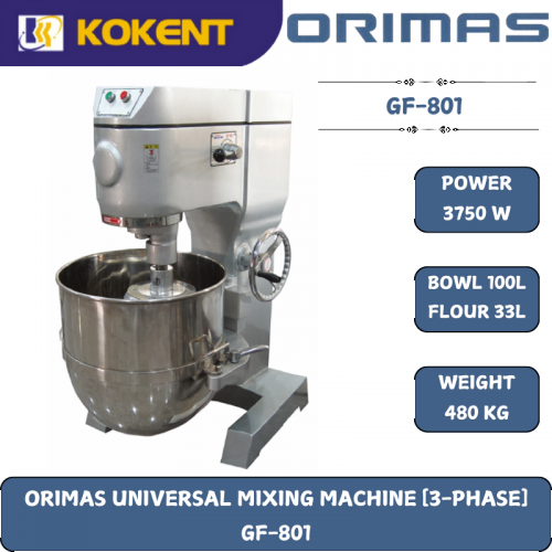 ORIMAS UNIVERSAL MIXING MACHINE [3-PHASE]  GF-801