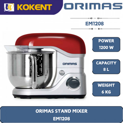 ORIMAS STAND MIXER  EM1208