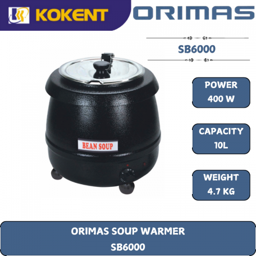 ORIMAS SOUP WARMER  SB6000