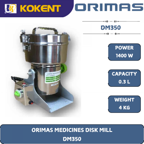 ORIMAS MEDICINES DISK MILL  DM350