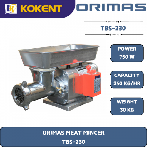 ORIMAS MEAT MINCER  TBS-230