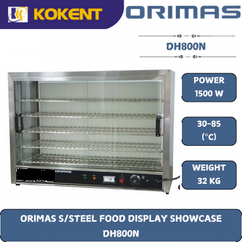 ORIMAS S/STEEL FOOD DISPLAY SHOWCASE  DH800N